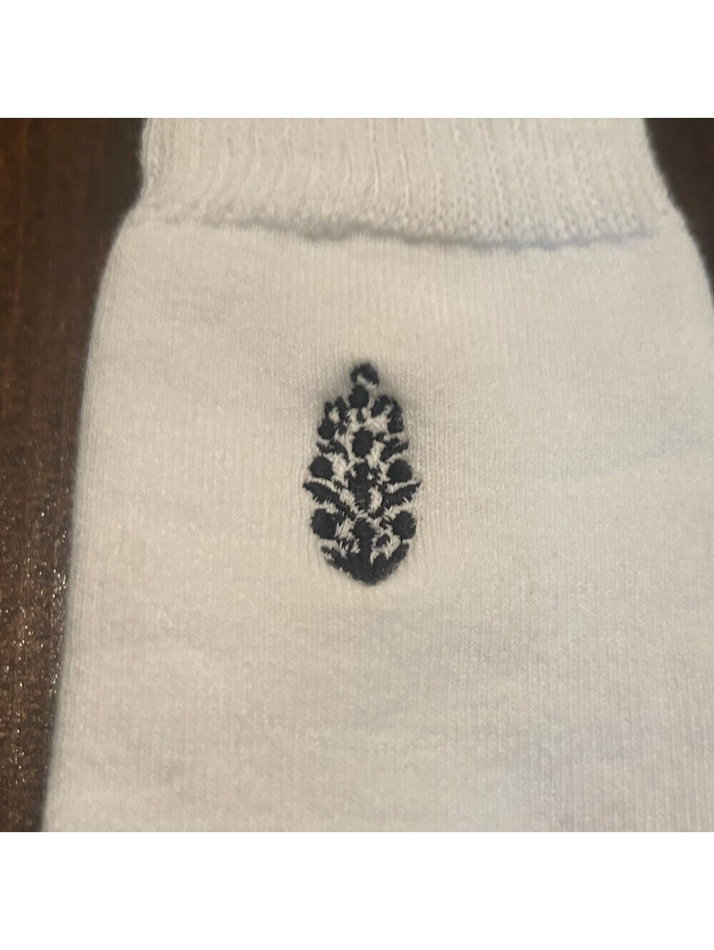 Free People Movement Tube Sock One Size White New Ribbed Athletic Crew Logo Soft - Picture 7 of 8